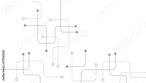 Abstract background with technology circuit board texture. Modern electronic motherboard texture. Creative idea for internet technology. Tech concept for header, web banner, website, presentation.