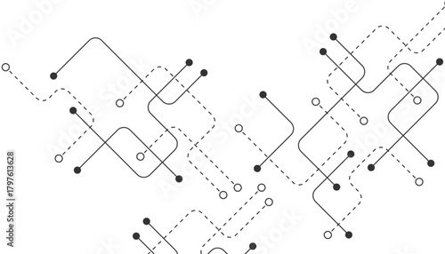Abstract background with technology circuit board texture. Modern electronic motherboard texture. Creative idea for internet technology. Tech concept for header, web banner, website, presentation.