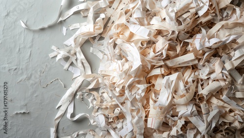 Shredded paper texture back...
