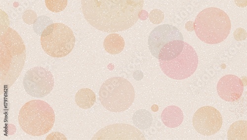 Watercolor polka dot circle...