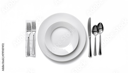 Collection of clean dishes ...