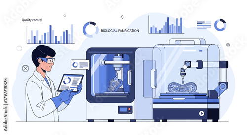 Biological fabrication with 3D printing technology for tissue engineering and regenerative