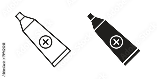 Ointment icon. Symbol, logo illustration. graphic icon set