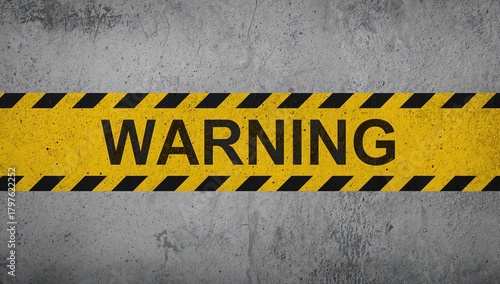 Warning sign with danger te...