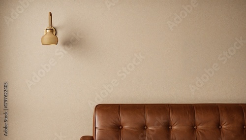 Beige wall texture accompan...