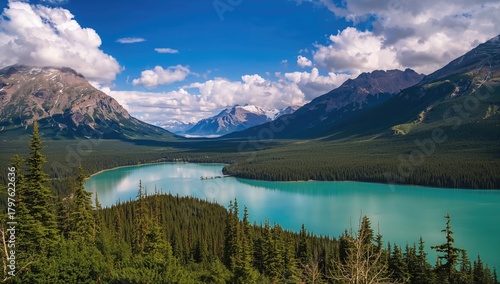Tranquil Alaskan Landscape ...