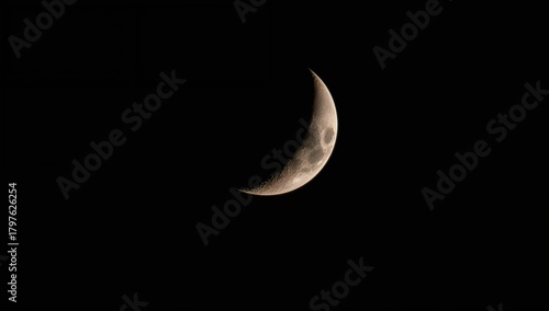 The moon viewed through a t...