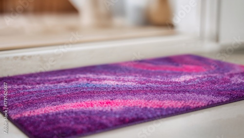 Abstract purple microfiber ...
