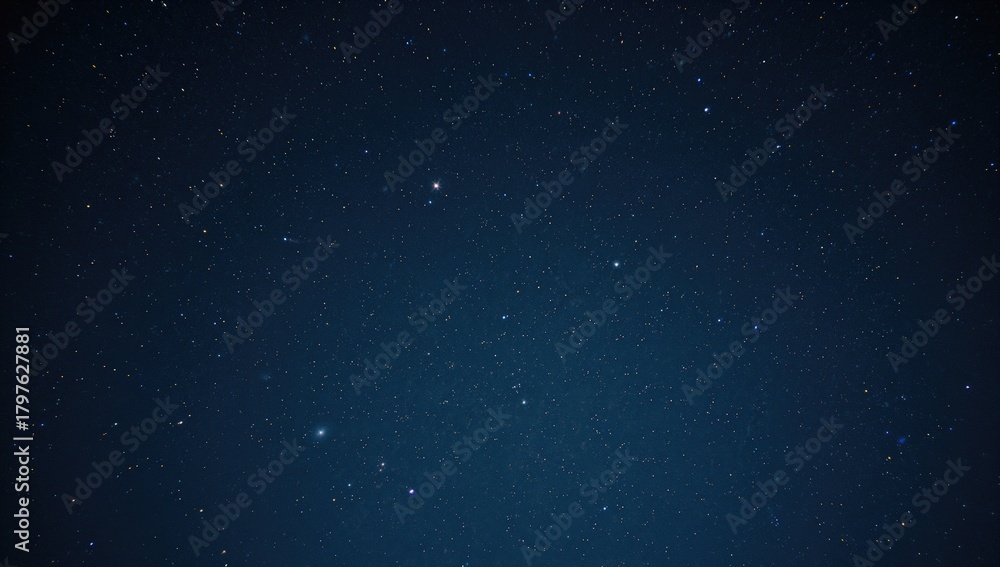 Obraz premium Thousands of stars scattered across the night sky, an awe-inspiring view of celestial beauty