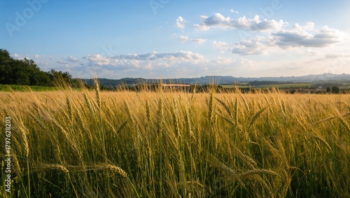 Tall stalks of golden wheat...