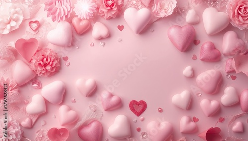 Pink Hearts for Valentine's...
