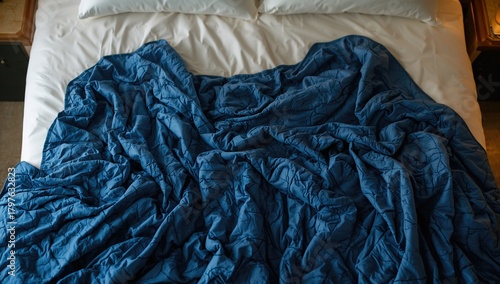 Overhead View of Crumpled B...