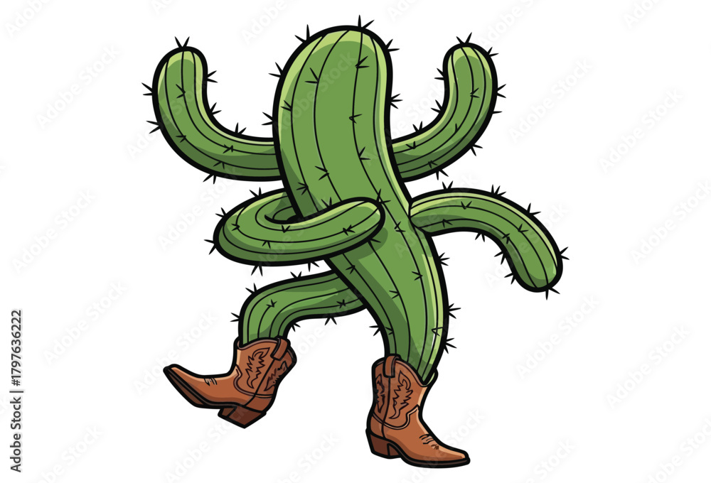 Fototapeta premium cactus vector illustration