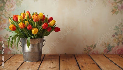 Vibrant arrangement of yell...