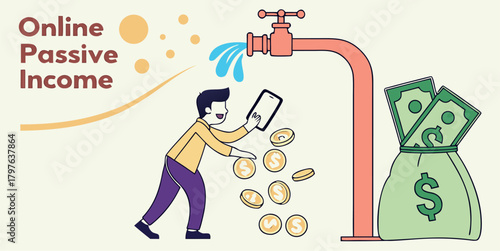 Unlock financial freedom with online passive income streams! Visualize your success and build wealth effortlessly, embracing the modern digital economy today