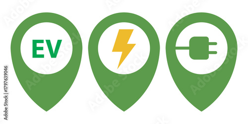 Charge Station for Ecology Hybrid Vehicle Silhouette Icon.Charging point symbol for electric cars. Electric Car Charger Glyph Pictogram. Electric Car Recharge Sign. Isolated Vector Illustration.
