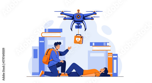 Innovative Drone Delivery System Provides Emergency Medical Supplies in Critical Situations