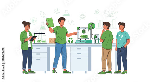 Innovative laboratory exploration: sustainable prototyping with collaborative eco-conscious design