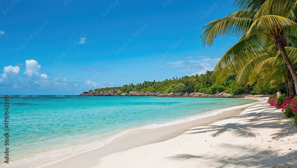 Fototapeta premium Tropical getaway with nature-inspired architecture