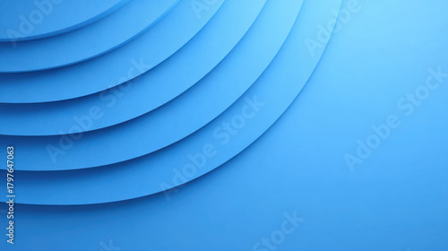 Elegant blue corporate background with subtle gradient and curved layered design creating smooth and calming visual effect