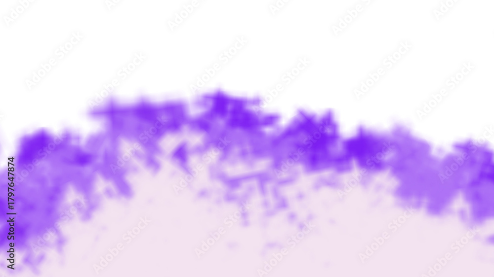 Fototapeta premium Dynamic purple smoke cloud element for abstract background design.