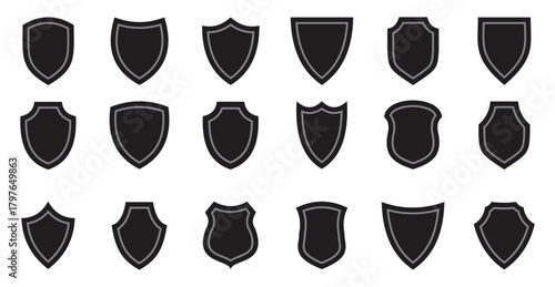 Collection of nine two color gradient color palette swatches for design