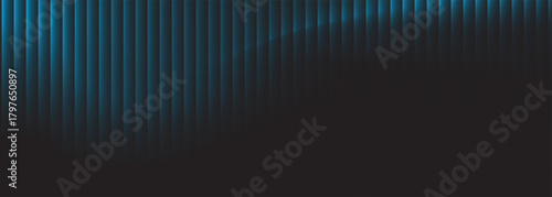 Technology futuristic background striped lines with light effect on blue background. simple design