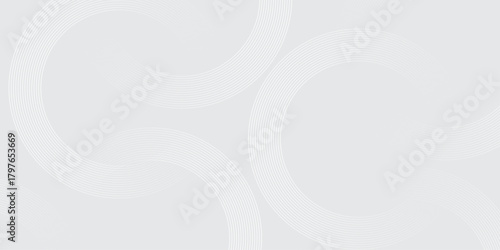 Minimalist Abstract Curve Pattern Background - Subtle Gray Digital Art