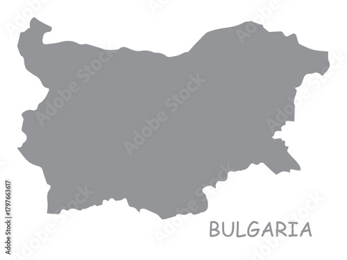 Bulgaria Map Outline