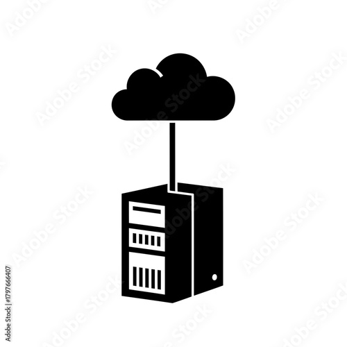 Cloud Computing Server Icon