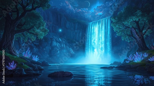 waterfall in the forest