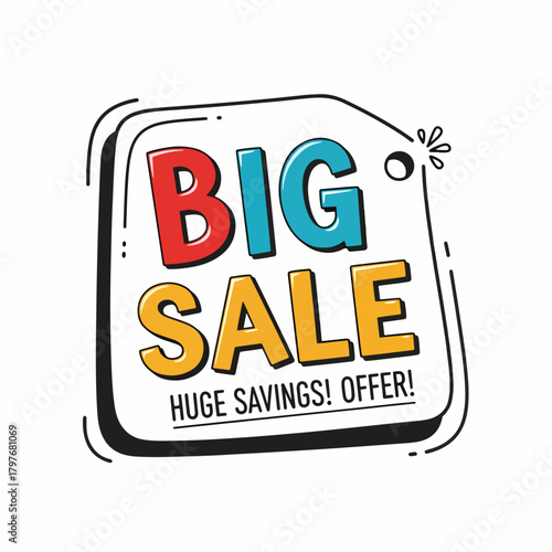 Big sale label, best price label