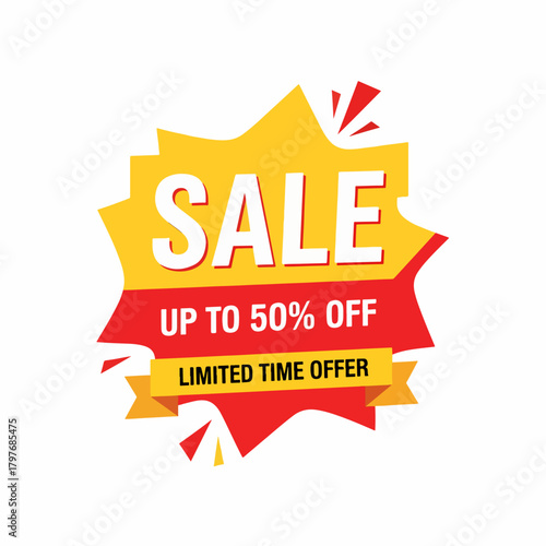 Vector illustration of sale and best choice price labels for promotions