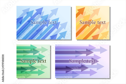 矢印 背景 スピード感 01