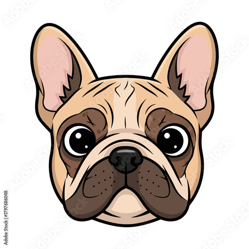 Adorable French Bulldog Portrait Capturing Canine Charm and Expression.