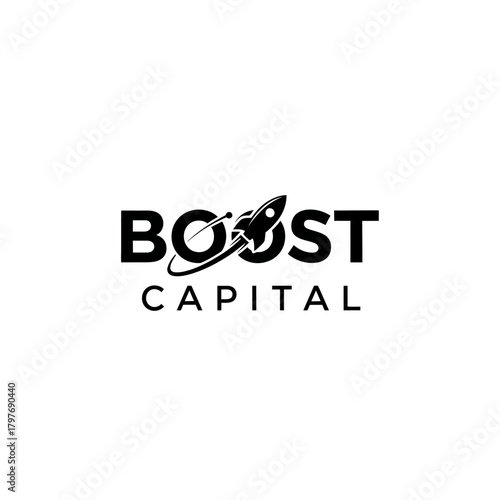 Boost Capital logo with rocket orbiting the OO in BOOST.