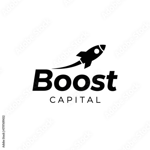Boost Capital logo with rocket ship icon for financial growth.