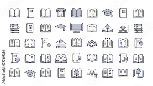 alphabet and numbers set