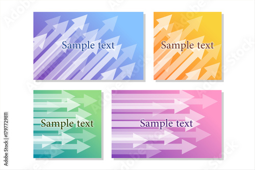 矢印 背景 スピード感 02