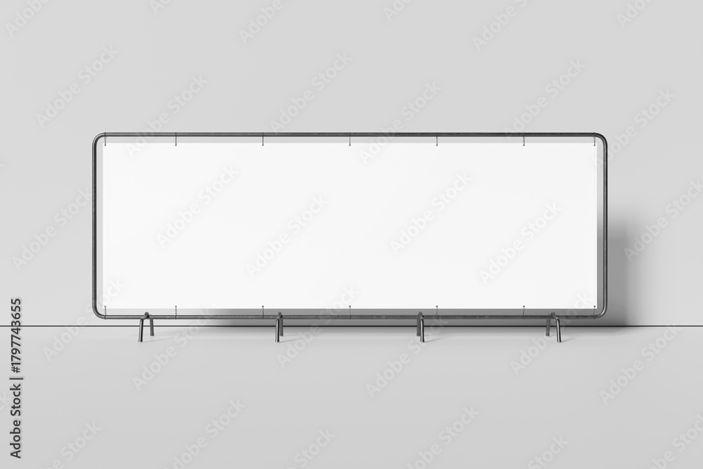 Obraz premium Standing Banner Scene for Presentation