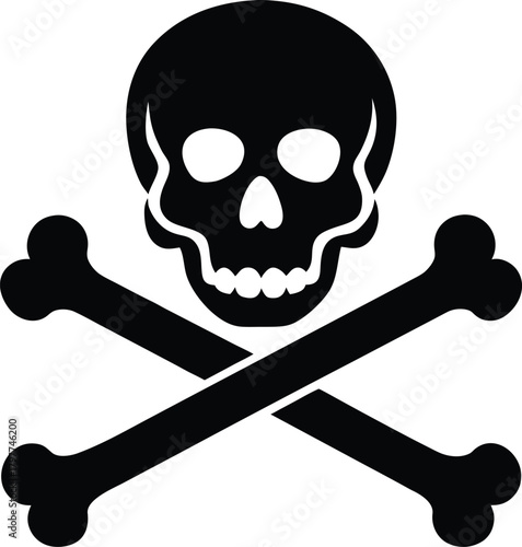 Skull and Crossbones Silhouette