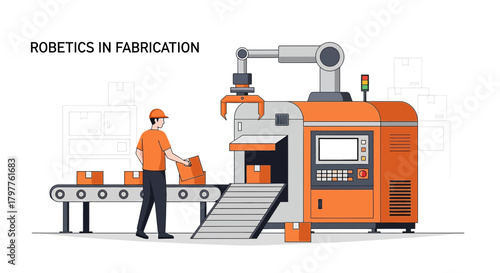Robotics integration in manufacturing environment automation and technology progression in industry