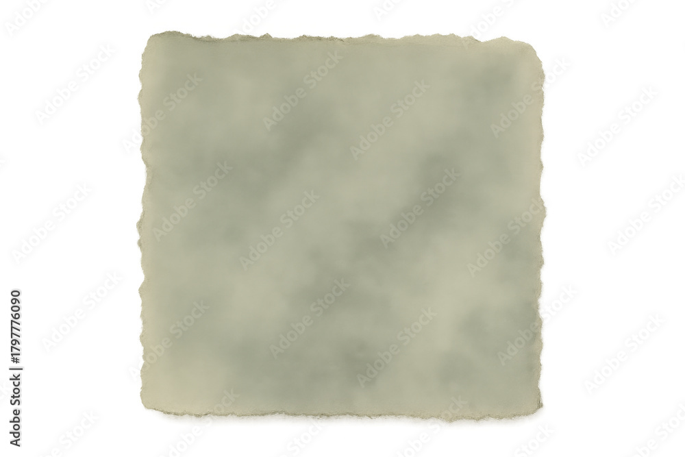 Obraz premium Old vintage paper blank texture with frayed edges, empty aged background element on transparent