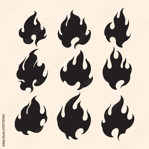 Flat design cloud silhouette logo design vector illustration