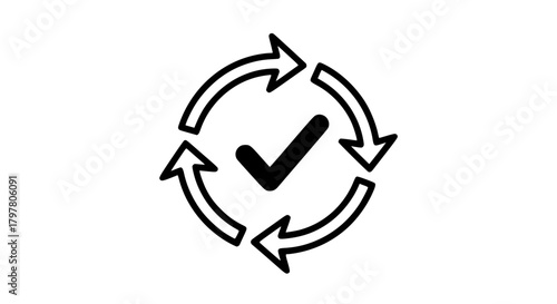 Update rotation mark black white icon 31.32% 767 592