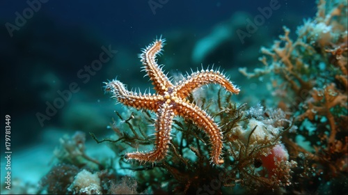 Exploring Indonesia's Underwater Oasis: Brittle Starfish Among Vibrant Coral Reefs