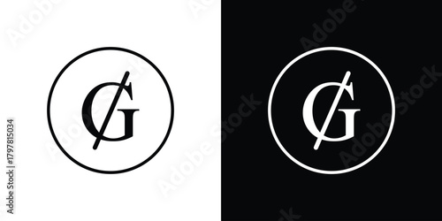 Fotografía Guarani sign icon. Line with editable stroke.