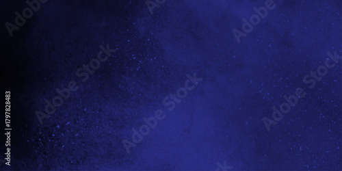 Blue smoke texture on black. Pattern generated texture, paint ornament, fragile, fractal, material, abstract splash render background .