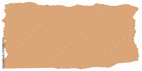 A simple clean and abstract illustration of the state of oregon in a warm tan color on a white background
