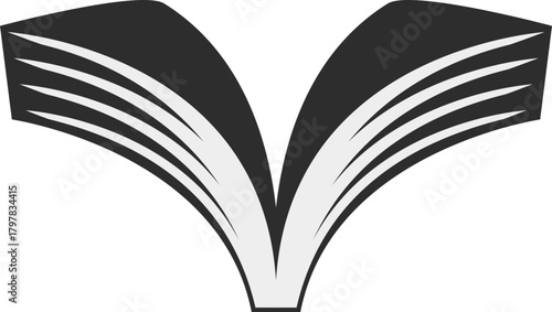 학원 로고 책 일러스트레이션